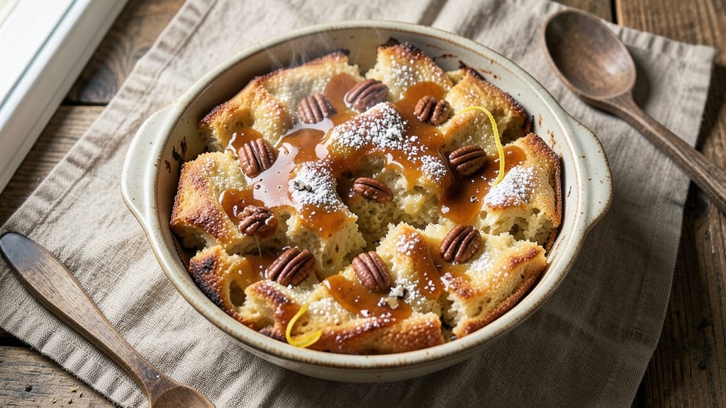 Airfryer Bread Pudding Recipe: Crispy Top, Silky Custard Magic