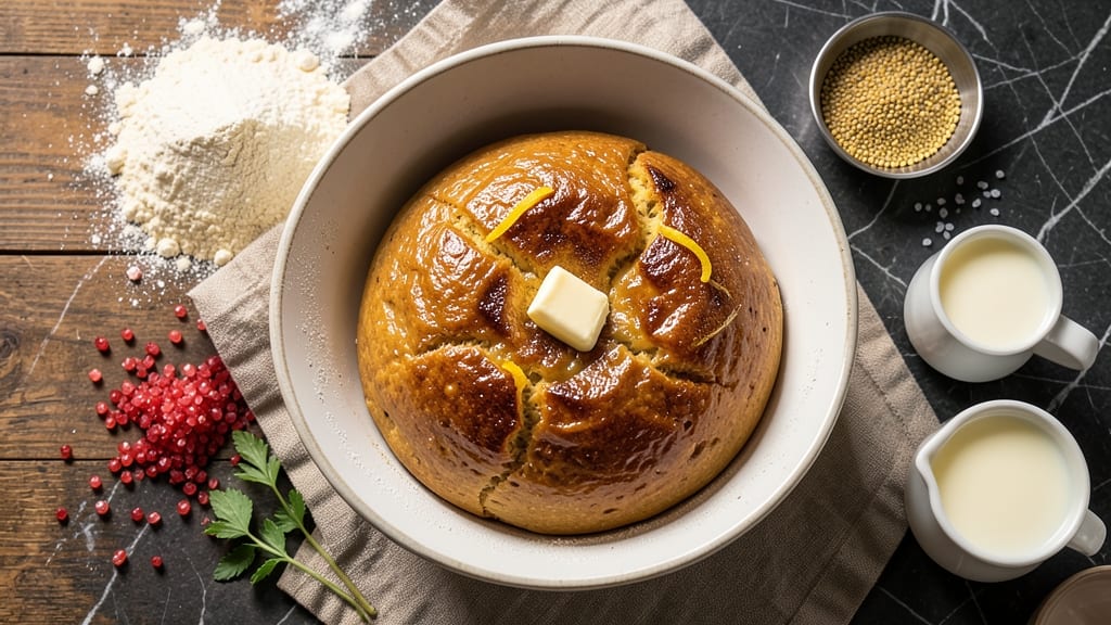 Atomic Bread Recipe: Warm Vanilla Custard Swirls and Crusty Crown Magic