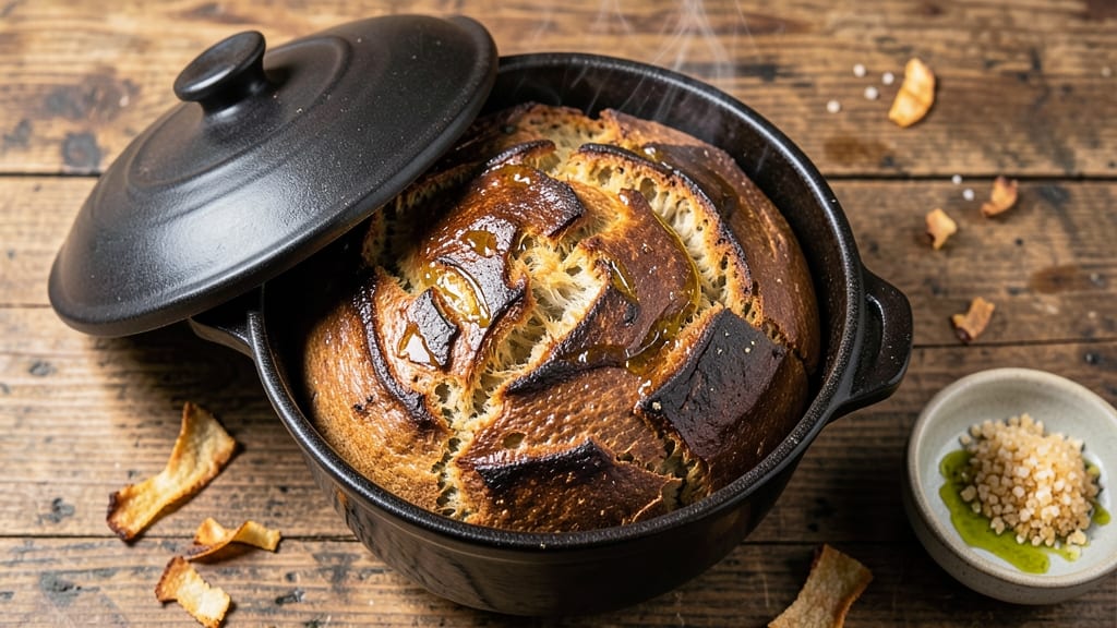 Artisan Bread Recipe Dutch Oven Overnight: Hands-Off Crusty Loaf With No-Knead Ease