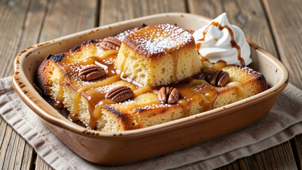 Alabama Bread Pudding Recipe: Bourbon-Infused Crunch Topped With Vanilla Bean