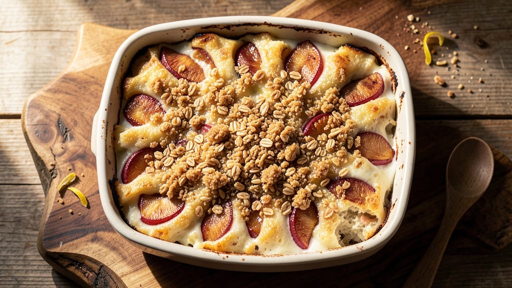 Apple Crisp Bread Pudding Recipe: Warm Apple Streusel Hugs Every Spoonful