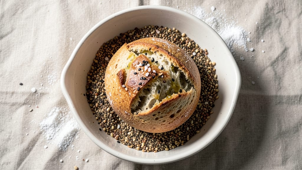 9-Grain Flour Bread Recipe: Nutrient-Packed Loaf With Open Crumb