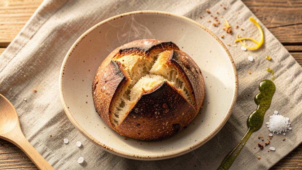 Artesano Bread Copycat Recipe: Golden Crust With Olive Oil & Vanilla Swirls