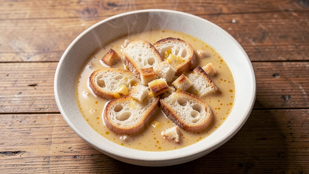 Atlanta Bread Company Wisconsin Cheese Soup Recipe: Velvety Melted Cheese and Toasted Bread Bites