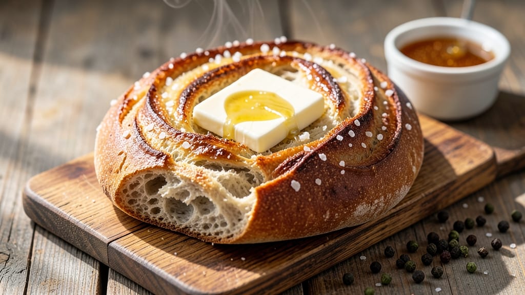 Amish Country Bread Recipe: Rustic Crust With Honeyed Walnut Swirls