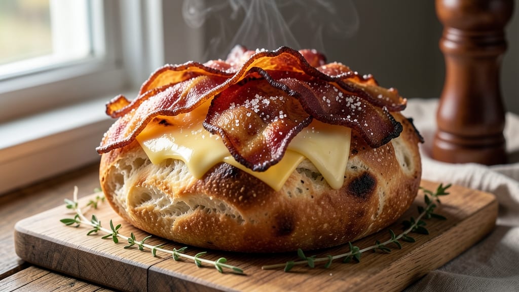 Bacon and Cheese Monkey Bread Recipe: Crispy Pull-Apart Bites with Gooey Melting Cheese