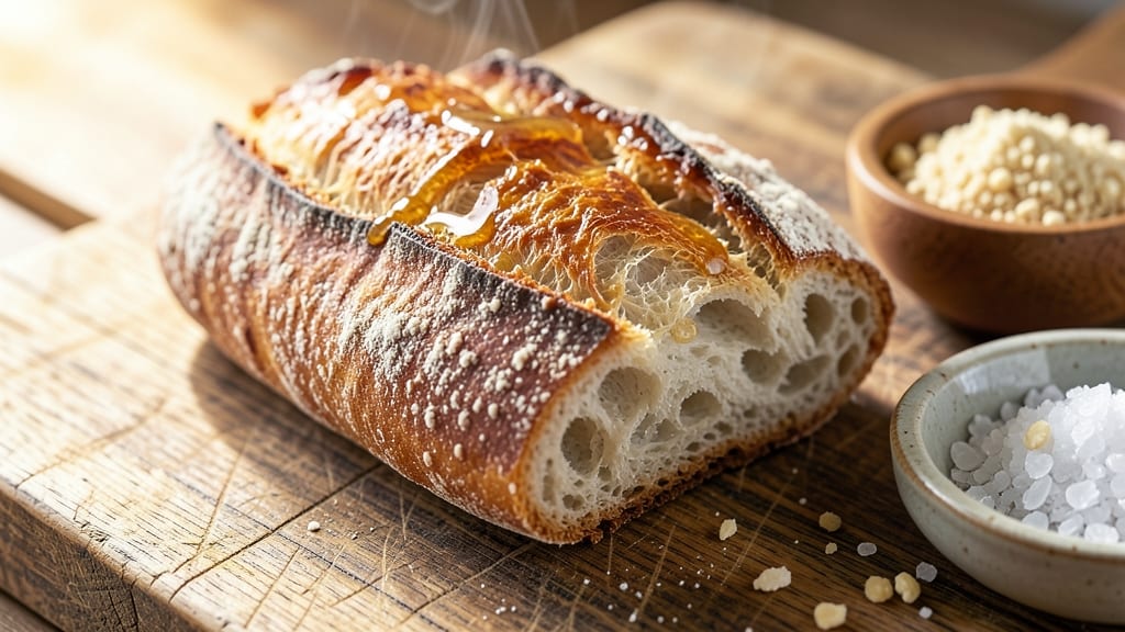 Artisan Baguette Bread Recipe: Crusty Golden Crunch With Pillowy Softness Inside