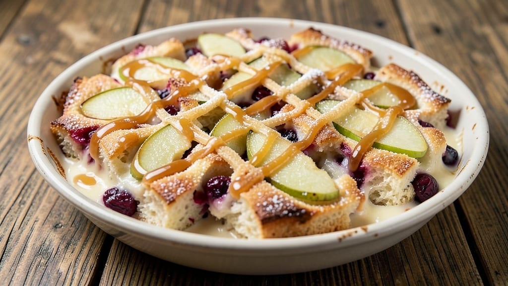 Apple Cranberry Bread Pudding Recipe: Warm Spiced Swirls and Buttery Crust Magic