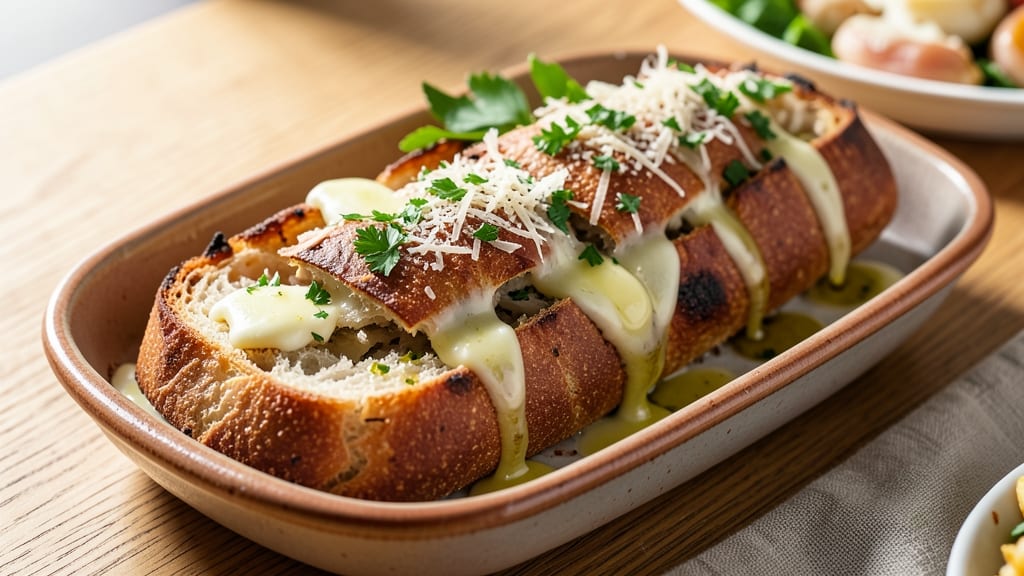 Amazing Garlic Bread Recipe: Buttery, Toasted Layers With Garlicky Crunch