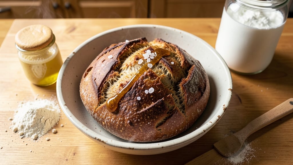 Artisan Whole Wheat Sourdough Bread Recipe: Tangy Depth and Hearty Crust in One Bake
