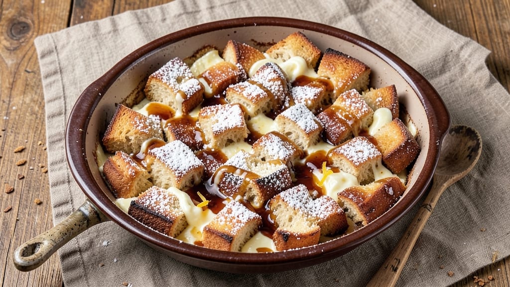 B Sweet Bread Pudding Recipe: Bourbon-Infused Custard With Caramelized Top