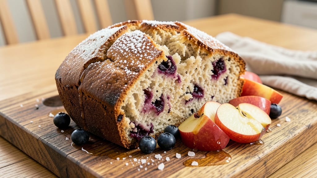 Apple Blueberry Bread Recipe: Warm Spice Streusel Top With Juicy Fruit Bursts