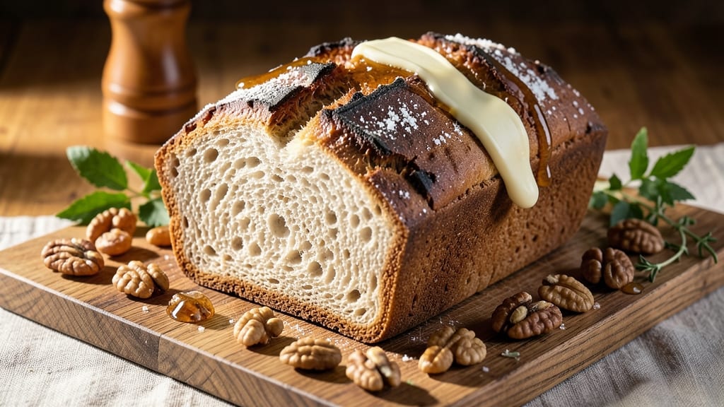 Anna Olson's Sourdough Bread Recipe: Honey-Walnut Swirls and Tangy Crust in One Bake