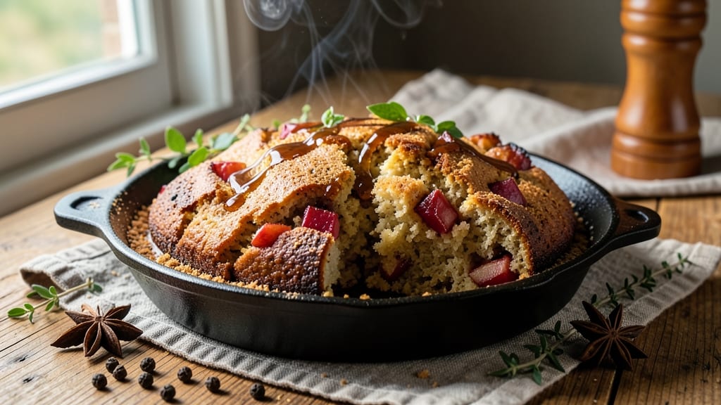 Apple Cinnamon Cornbread Recipe: Warm Spice Streusel Top With Moist Apple Swirls