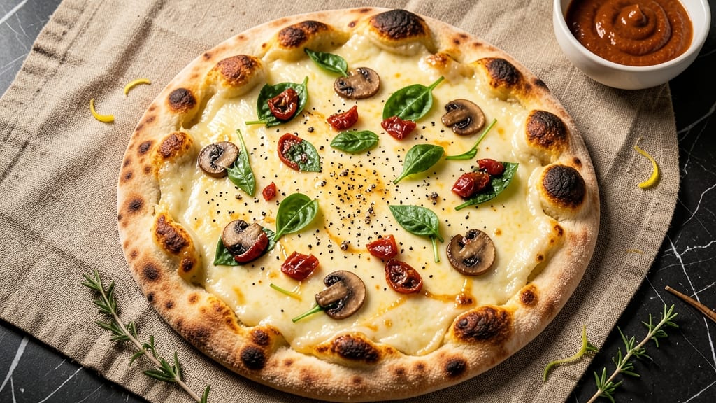 Alfredo Flatbread Pizza Recipe: Creamy Cheese Sauce Meets Crispy Flatbread Magic