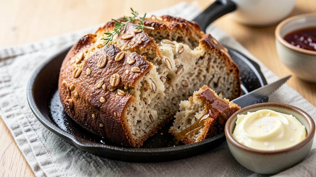Alton Brown's Oat Bread Recipe: No-Knead Crust With Chewy Texture