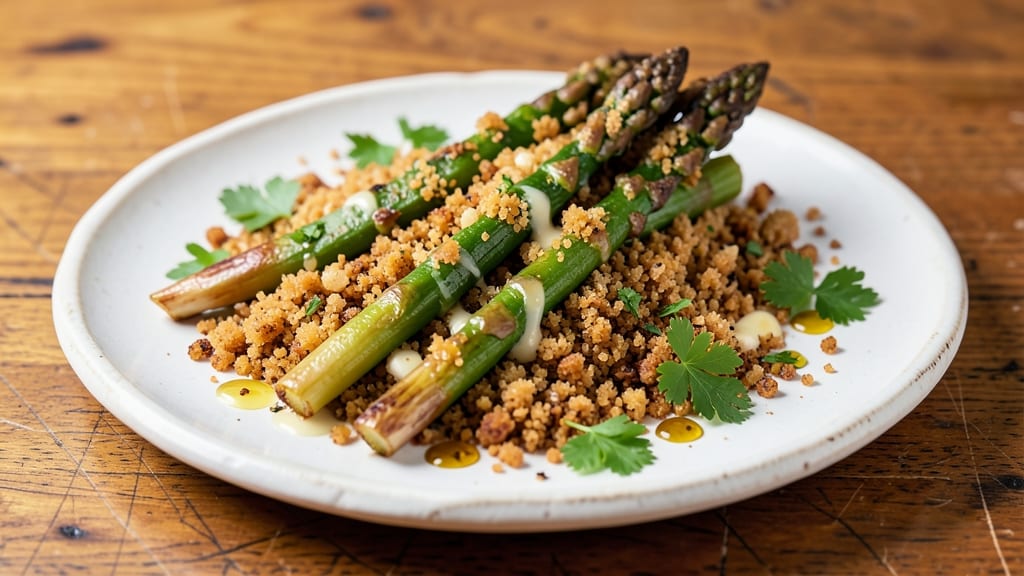 Asparagus Recipe with Bread Crumbs: Crispy-Topped Roast Perfection in 20 Minutes