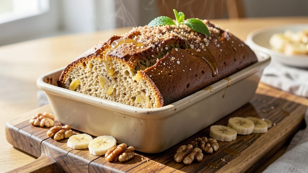 Anna Banana Bread Recipe: Banana Walnut Swirl With Buttery Crust