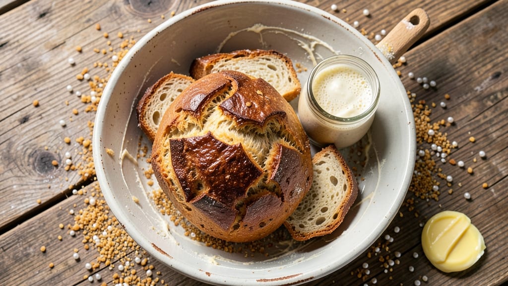 Artisan Sourdough Bread Recipe With Starter: Golden Crust and Tangy Depth in 24 Hours