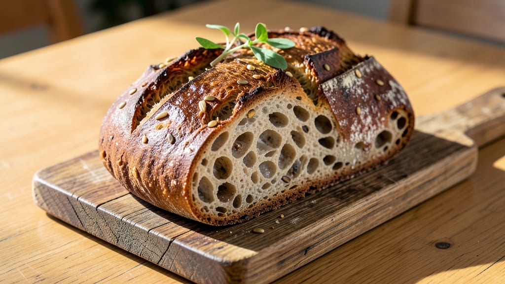 9-Grain Sourdough Bread Recipe: Nutty Crust and Open Crumb Magic