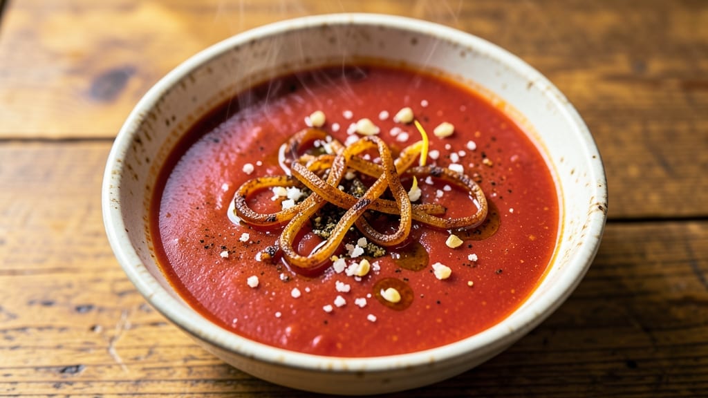 Atlanta Bread Company Tomato Soup Recipe: Smoky Roasted Base With Herbed Cream Topping