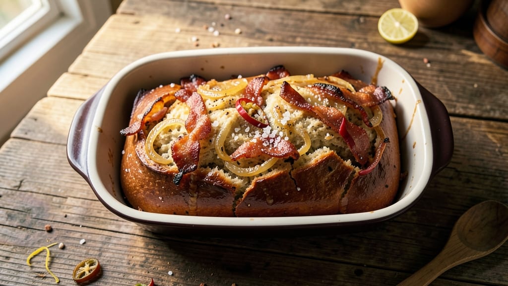 Bacon and Onion Bread Recipe: Smoky-Sweet Swirls in Every Bite